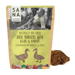 Sanadog - Kachní burgery s meruňkou a řasou 100g