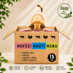 Hovězí a krůtí menu 15 kg