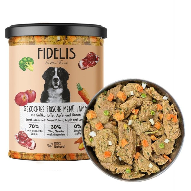 Fidelis - jehně s batáty a jablky 400g