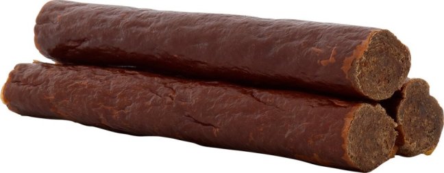 Chewies Hundezigarren Pštrosí salámky s malinami a rybízem 75 g