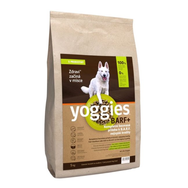 Yoggies BARF+ příloha k syrovému masu, lisovaná za studena 5 kg