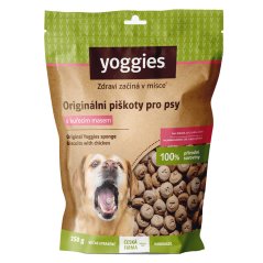 Yoggies Bezlepkové piškoty s kuřecím masem 150g