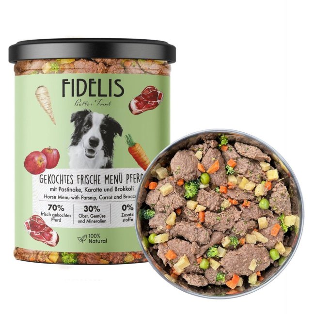 Fidelis - kůň s pastiňákem, mrkví a brokolocí 400g