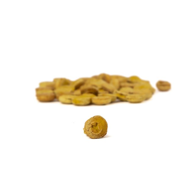 Yoggies Hypoalergenní bezlepkové piškoty s hmyzím proteinem a kurkumou 150g