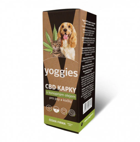 Yoggies CBD olej (kapky) 3,2 % pro psy a kočky 10ml Yoggies CBD olej (kapky) 3,2 % pro psy a kočky 10ml