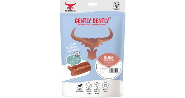 The Buffalo Co. Gently Dently Dentální pamlsky s lososem 175 g