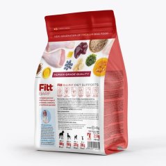 BARF Fitt® krůtí kompletní krmivo, mražené dogety 2,5 kg