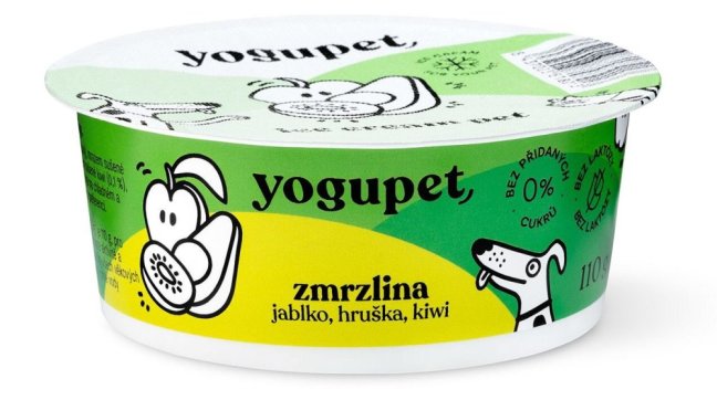 Yogupet zmrzlina pro psy a kočky – s jablkem, hruškou a kiwi