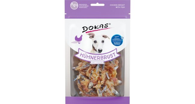 Dokas Rybičky obalené kuřecím masem 70 g