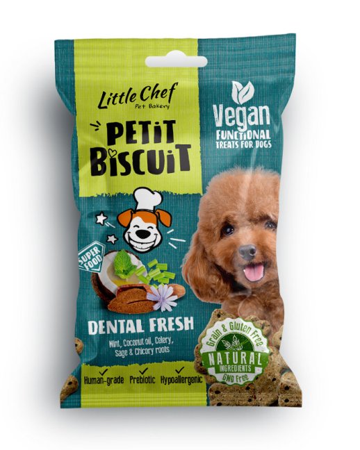 Little Chef Pettit Biscuit Grain Free – Dental Fresh 100 g