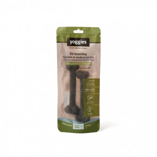 Yoggies Fit kostičky lisované za studena pro psy 2x47g