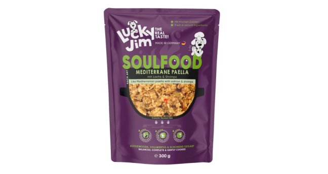 Středomořská paella s lososem a krevetami 300 g