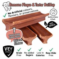 The Buffalo Co. Gently Dently Dentální pamlsky s lososem 175 g