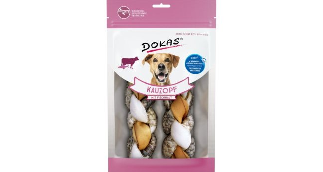 Dokas Copánky z hovězí a rybí kůže 120 g